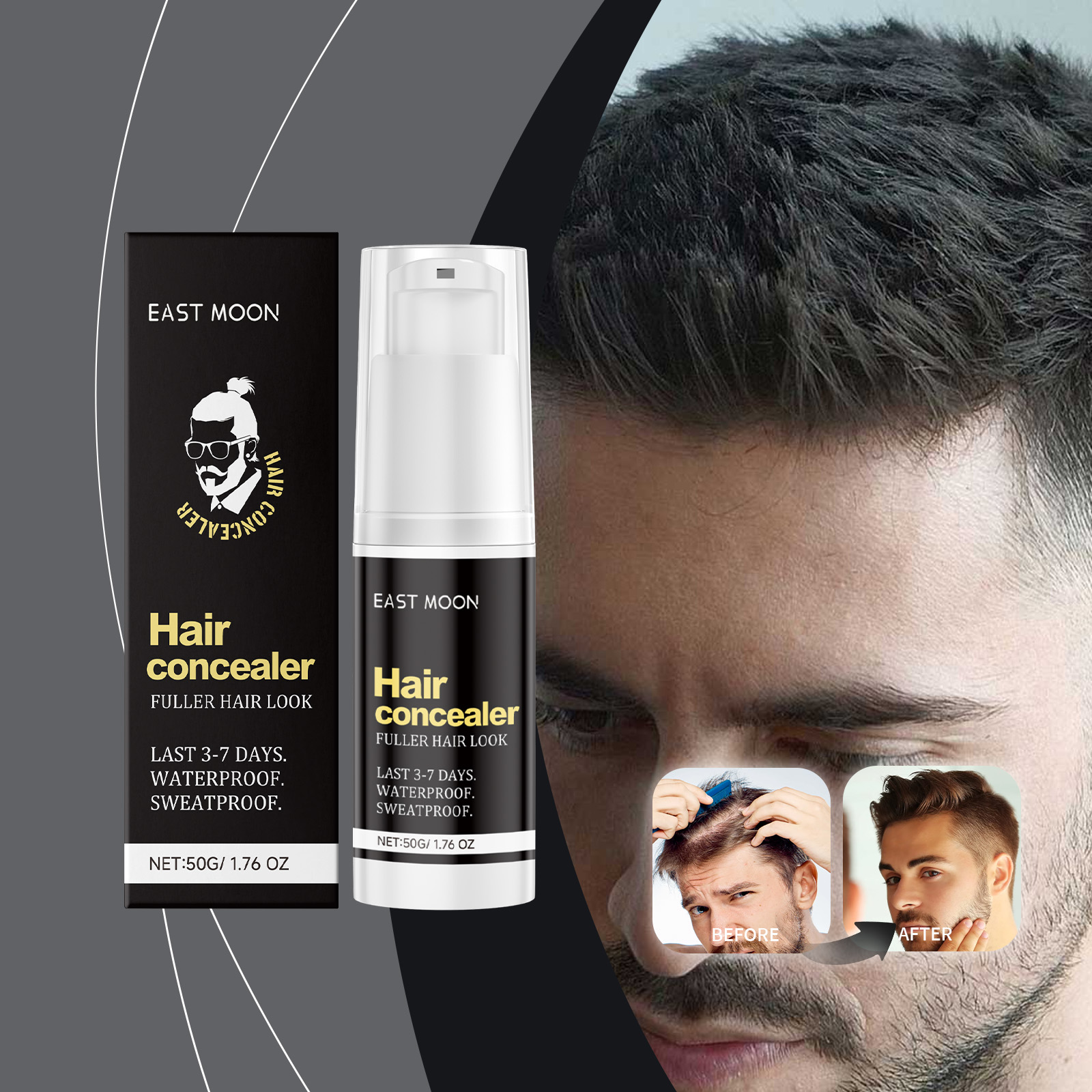 Hair Care Lotion - Crema Correttore per Capelli, Ritocco Radici,