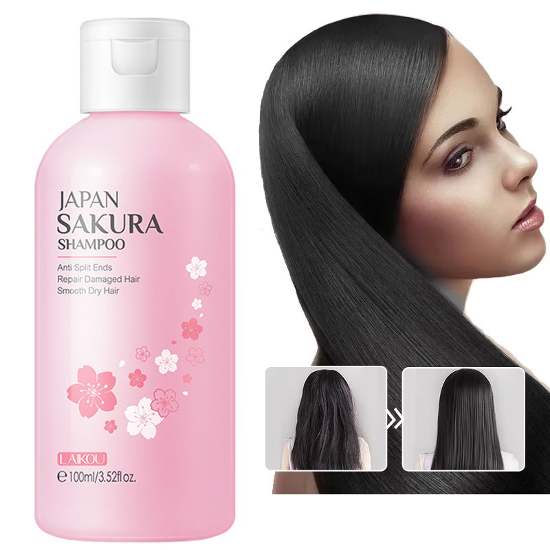 Hair Care Korean Products - LAIKOU Giappone Sakura Shampoo Riparazione Capelli