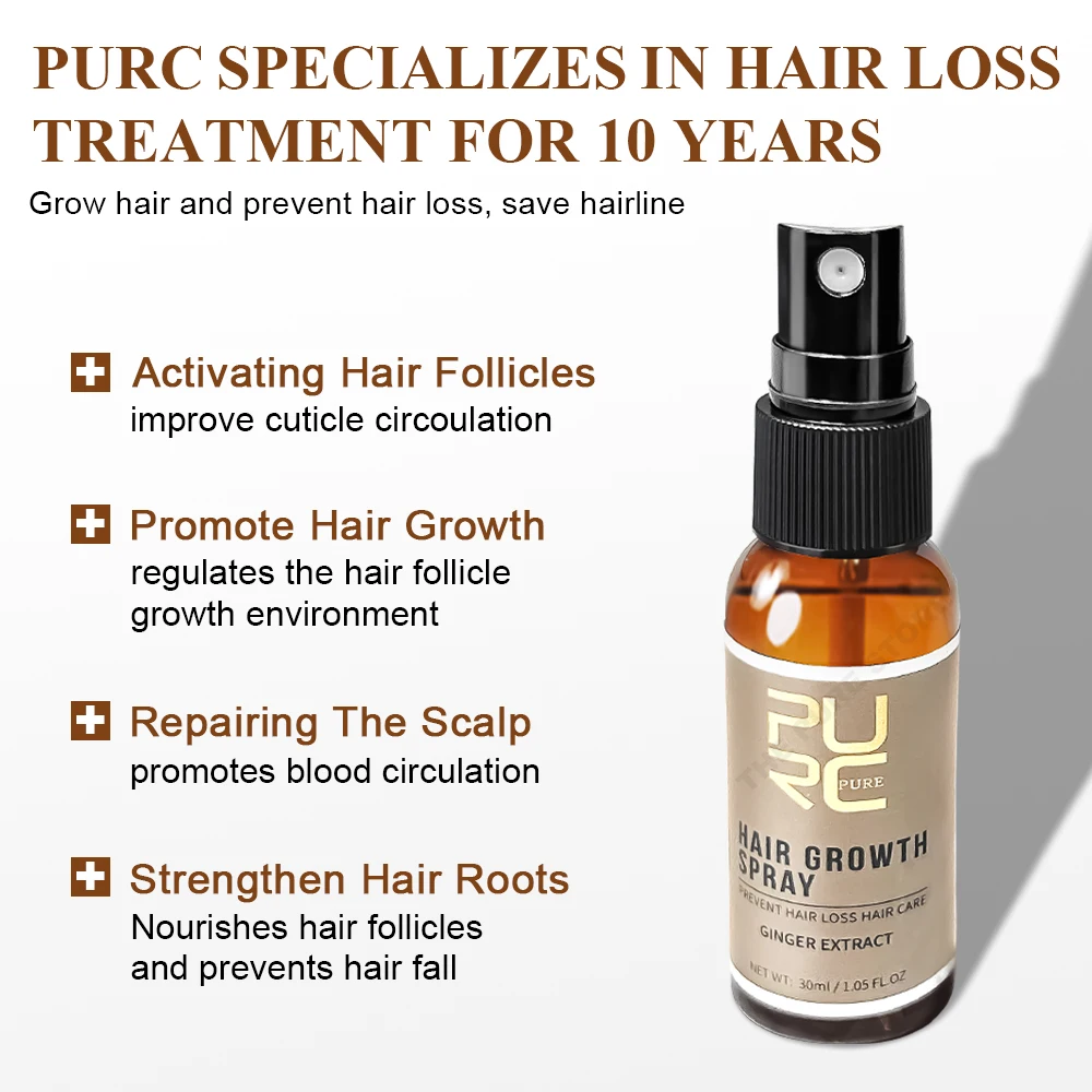 PURC Ginger Hair Spray Root ol - Hair Care Lotion recensione e prezzo